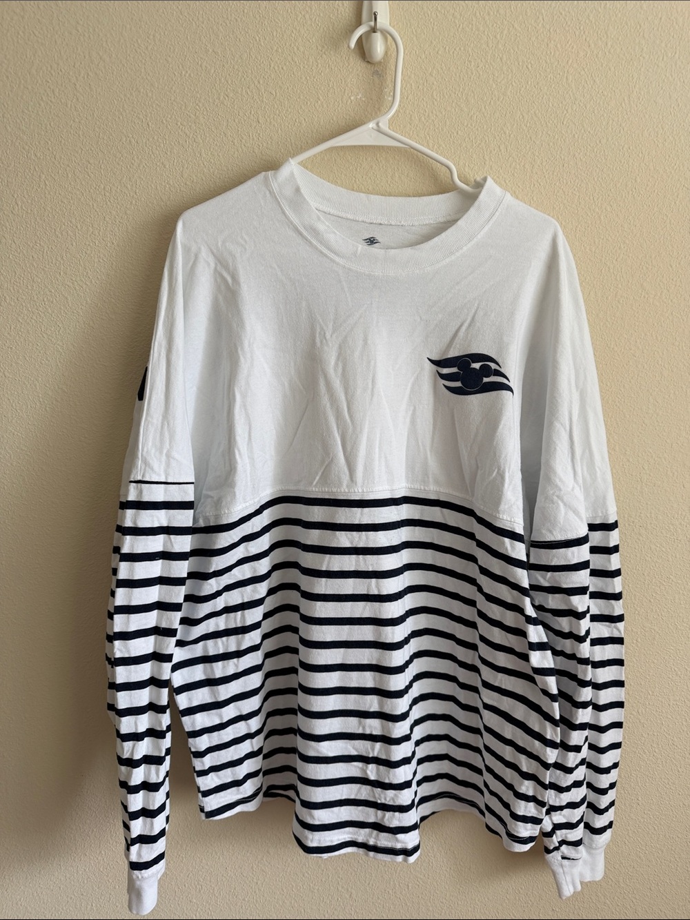 Disney Cruise Line Navy Striped Spirit Jersey